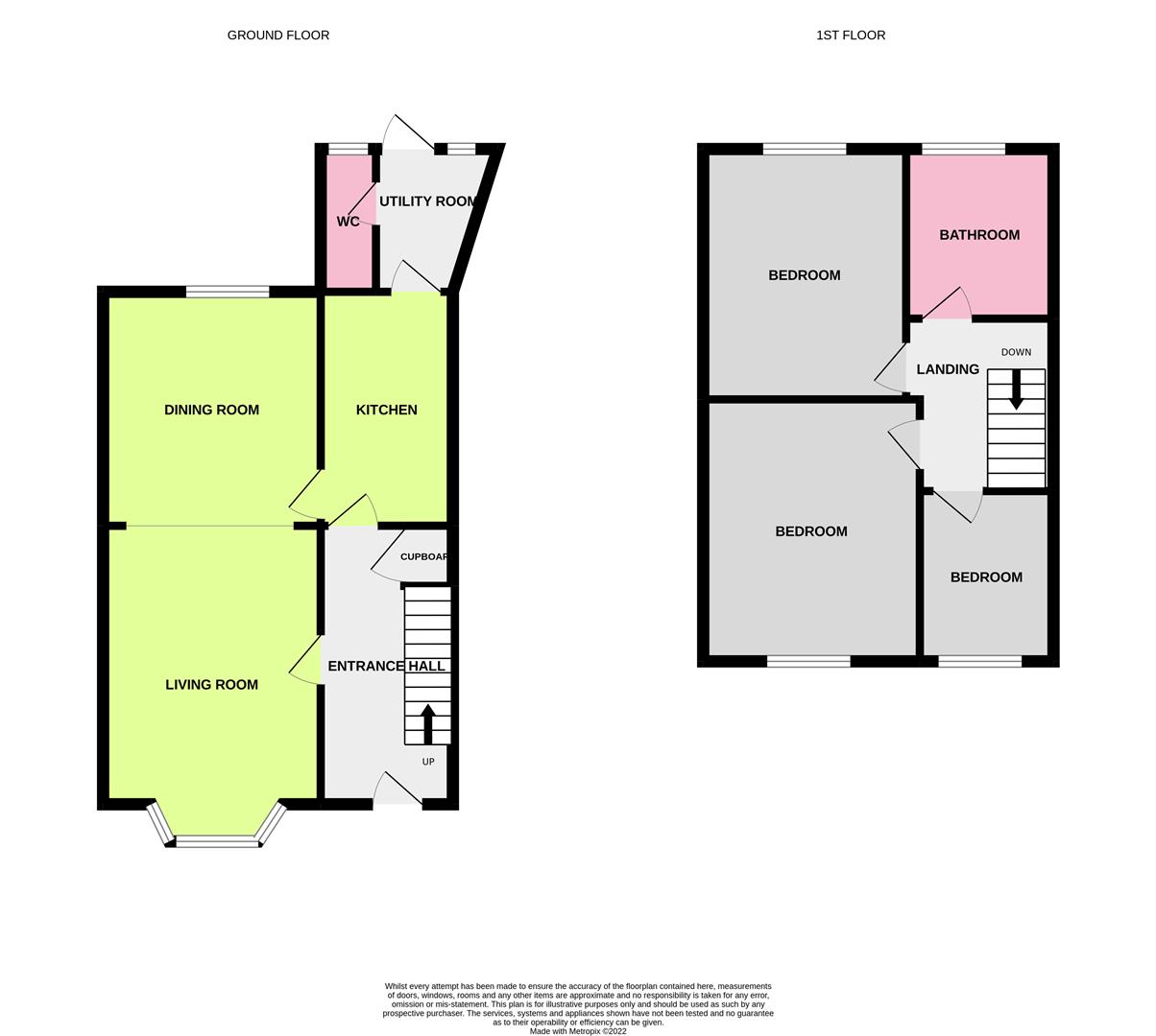 Floor Plan | House - Terraced | Sompting Road, Broadwater, Worthing | To Let